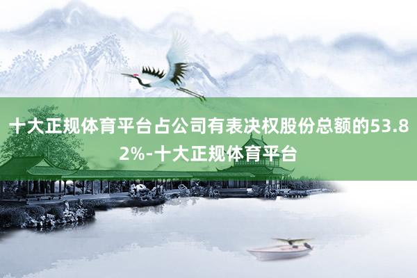 十大正规体育平台占公司有表决权股份总额的53.82%-十大正规体育平台