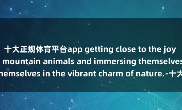 十大正规体育平台app getting close to the joy brought by wild mountain animals and immersing themselves in the vibrant charm of nature.-十大正规体育平台